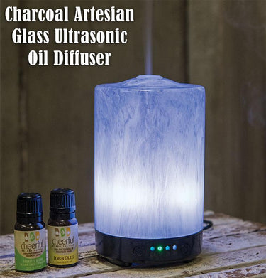 Charcoal Ultrasonic Oil Diffuser - The Fox Decor